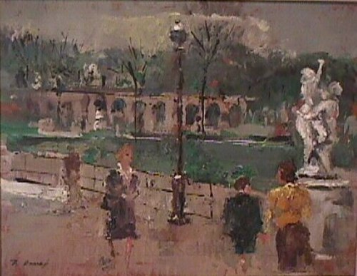 Street in Paris, 1913, Randall Davey