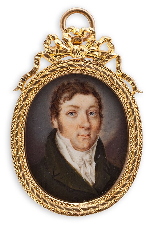 Portrait of a young man, 1818, Salomon Hofling