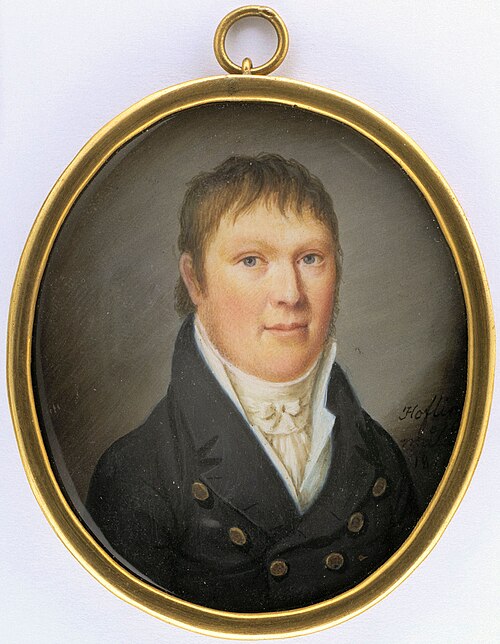 Portrait of a man, 1811, Salomon Hofling