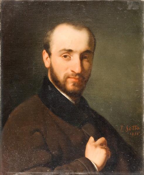 Portrait d'Élie Delaunay jeune, 1856, Gioacchino Luigi Sotta