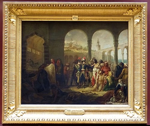 Bonaparte et les pestiférés de Jaffa, 1804, Antoine-Jean Gros