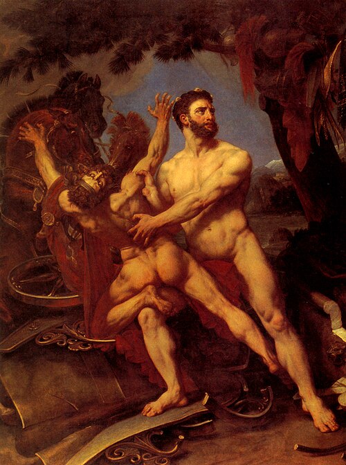 Hercule et Diomède, 1835, Antoine-Jean Gros