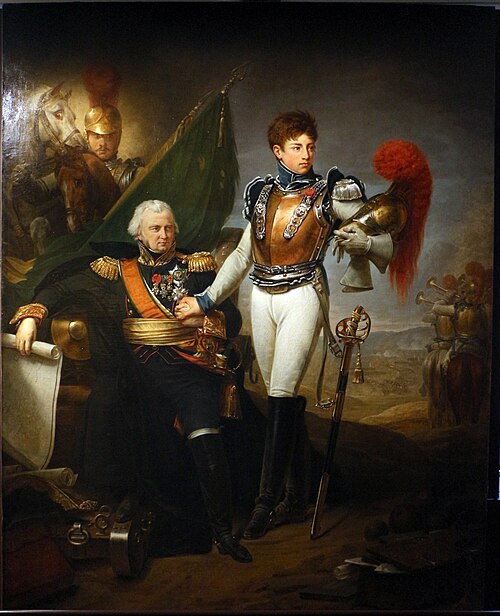 Le général comte de Lariboisière, commandant en chef de l'artillerie, faisant ses adieux à son fils,, 1814, Antoine-Jean Gros