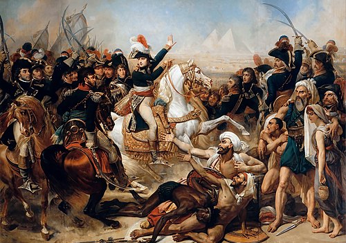 Bonaparte haranguant l'armée avant la bataille des Pyramides, 1810, Antoine-Jean Gros