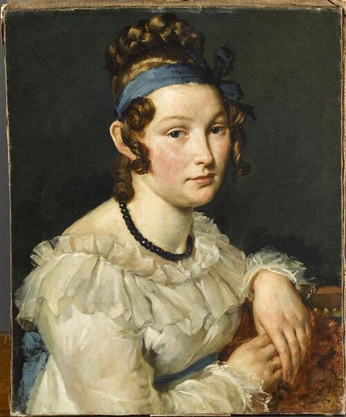 Jeune fille au collier de jais, , Antoine-Jean Gros