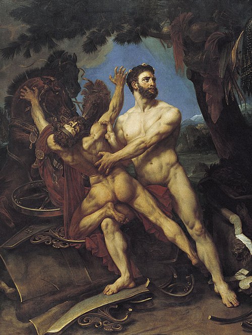 Hercule et Diomède, 1835, Antoine-Jean Gros