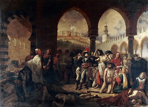 Bonaparte visitant les pestiférés de Jaffa, 1804, Antoine-Jean Gros