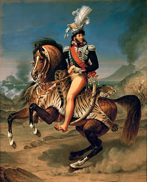 Portrait équestre de Joachim Murat, roi de Naples, 1812, Antoine-Jean Gros