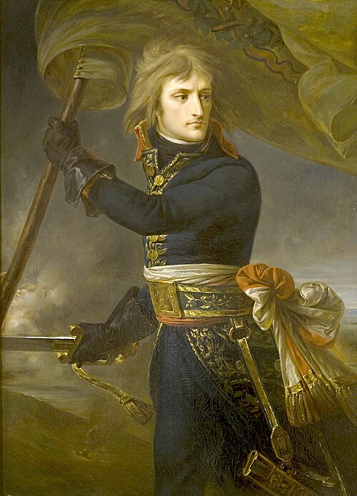 Le général Bonaparte sur le pont d’Arcole, 17 novembre 1796, , Antoine-Jean Gros