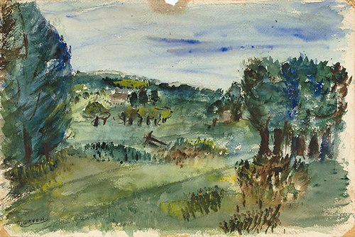 Landscape--Woodstock, 1940, Antoinette Green