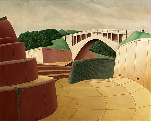 Spillway, Ashokan Dam, 1934, Arnold Wiltz