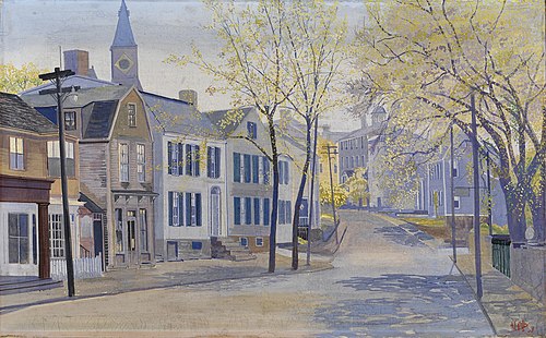 Street in Marblehead, 1938, Arthur L. Kelley