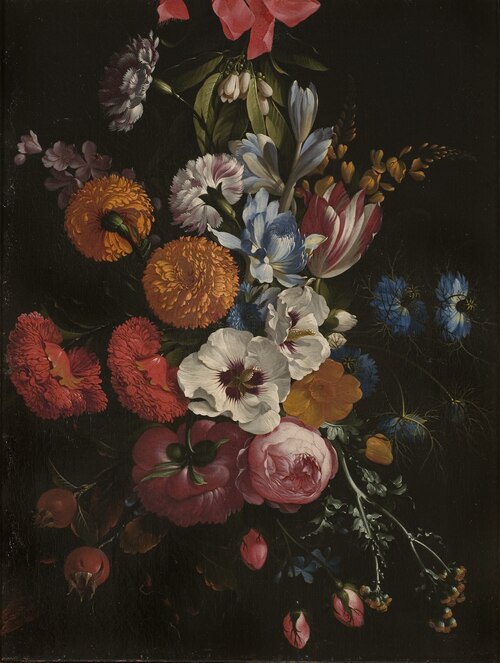 Still Life with a Bouquet of Flowers, 1688, Johan Johnsen