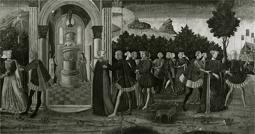 The Abduction of Helen and her Companions, 1450, Master of the Stories of Helen