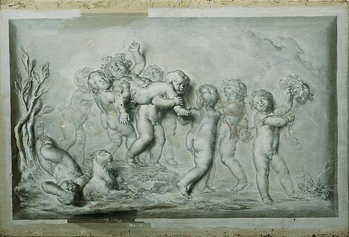 Kinderbacchanal, 1778, Caspar Franz Sambach