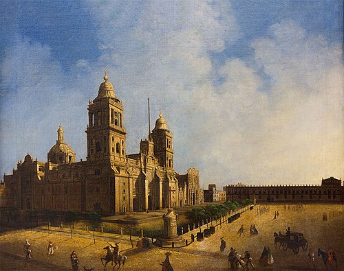 Mexico Cathedral, 1848, Ignacio Serrano