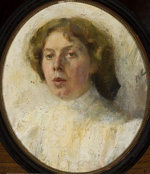 Portrait of a woman, 1893, Valentin Serov