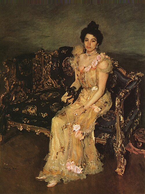 Portrait of Sophia Botkina, 1899, Valentin Serov