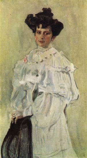 Elizaveta Alexeevna Krasilshikova, 1906, Valentin Serov