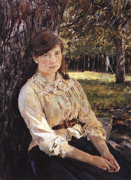 Girl in the Sunlight, 1888, Valentin Serov