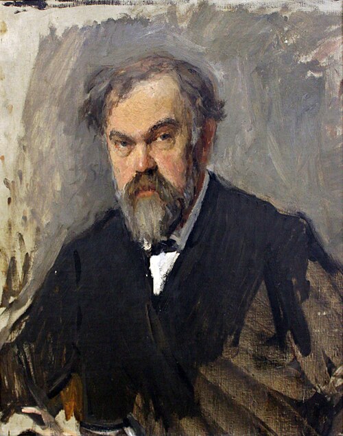 Porträt des P.P. Konchalovsky, 1891, Valentin Serov