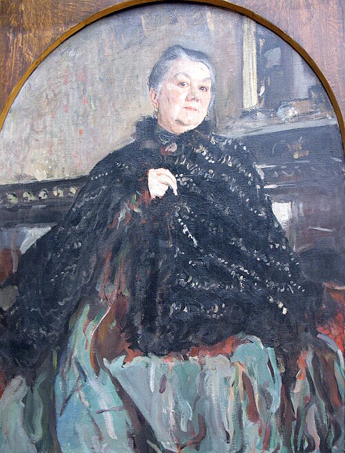 Portrait of the actrice G.H. Fedotovoj, 1905, Valentin Serov