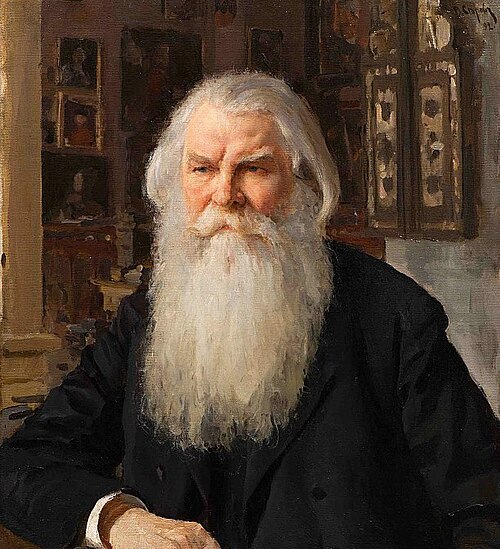Портрет Ивана Забелина, 1892, Valentin Serov