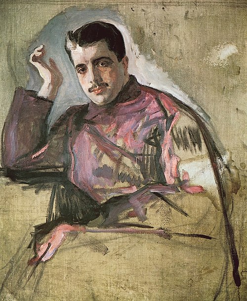Portrait of Sergej Diaghilev, 1904, Valentin Serov