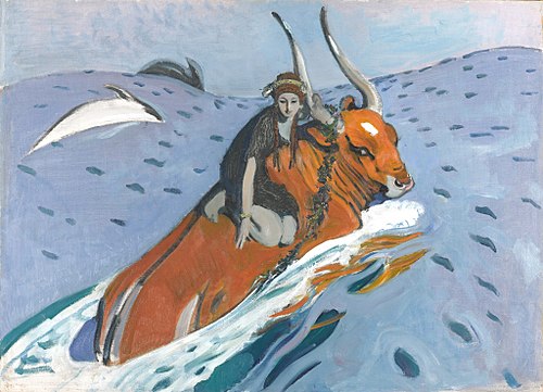 Rape of Europa, 1910, Valentin Serov