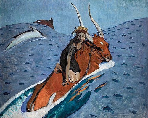 Rape of Europa, 1910, Valentin Serov