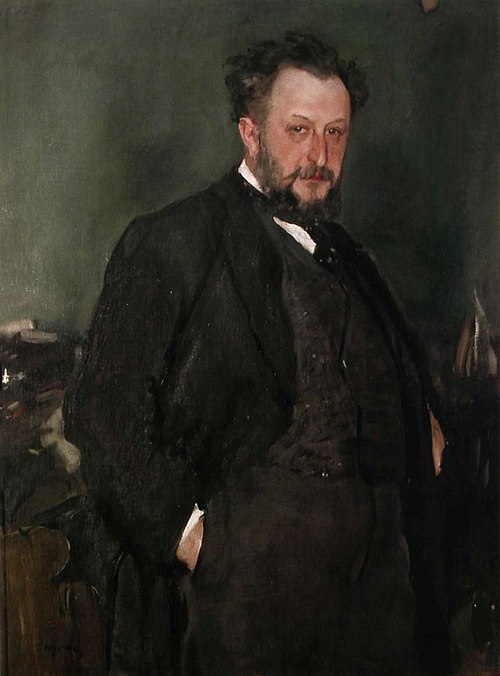 Портрет инженера Алексея Горяинова, 1901, Valentin Serov