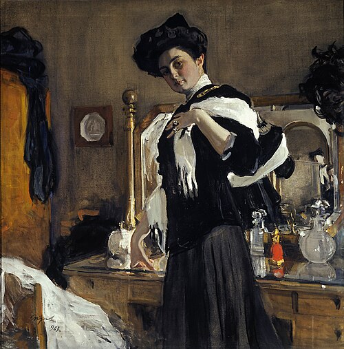Portrait of Henriette Girshman, 1907, Valentin Serov