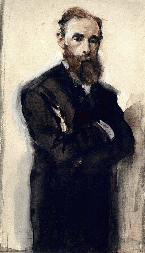Portrait of Pavel Tretyakov, 1899, Valentin Serov