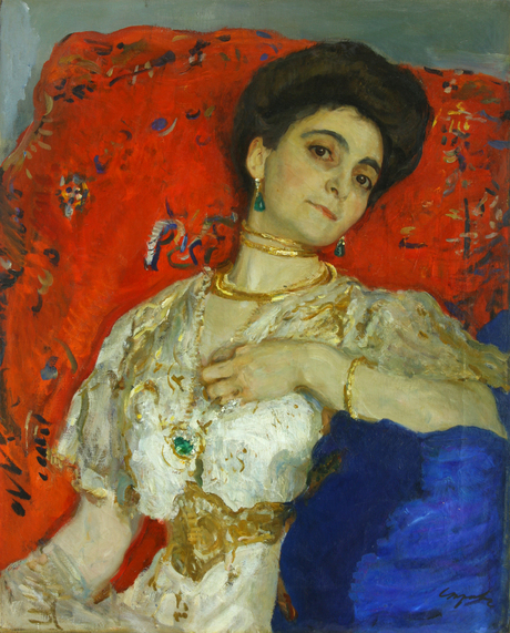 Portrait of Maria Akimova, 1908, Valentin Serov