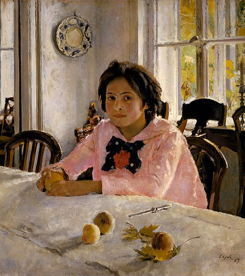La Jeune Fille aux pêches, 1887, Valentin Serov