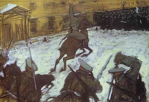 Soldats, héros, où est passée votre gloire ?, 1905, Valentin Serov