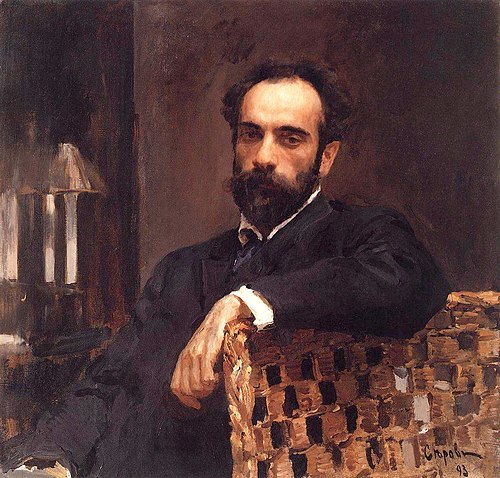 Isaac Levitan by Serov, 1893, Valentin Serov