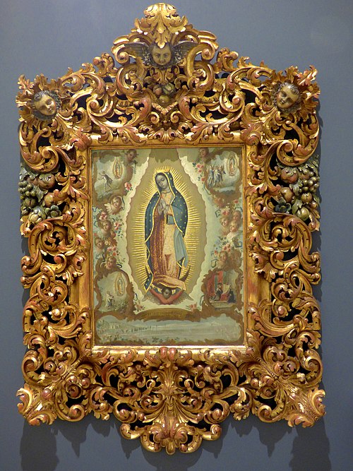 Virgin of Guadalupe, 1777, Juan de Sáenz