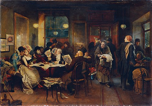 Faschingsmorgen, 1883, Rudolf Hausleithner