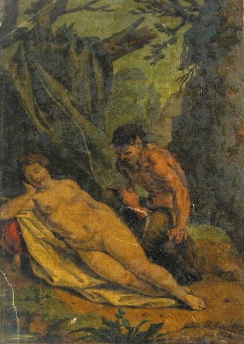 Pan en Leda, 1768, Jan Bulthuis