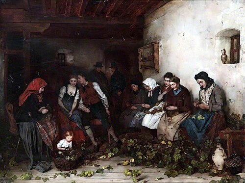Hop Picking, , Rudolf Hirth du Frênes