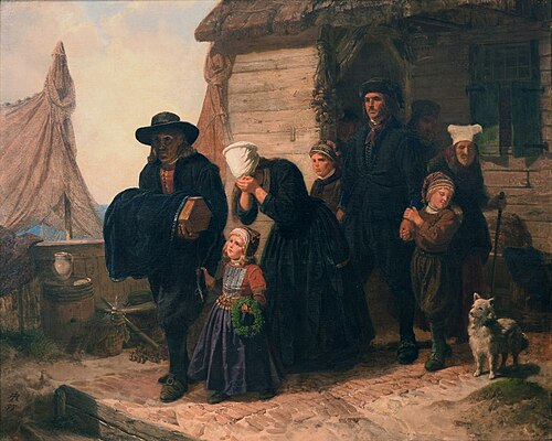Helgal, Lootsen Familie (also called Pilot's Family), 1857, Rudolf Jordan