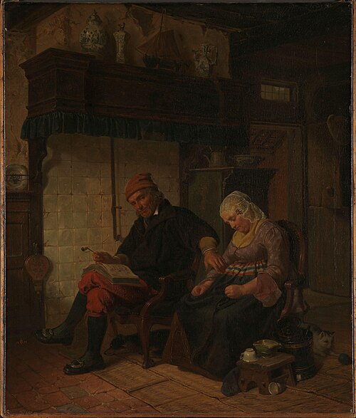 Domestic Worship in a Sailor's Home, 1849, Rudolf Jordan