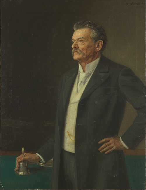 Der Reichstagspräsident Dr. Theodor Kathrein, 1902, Rudolf Konopa