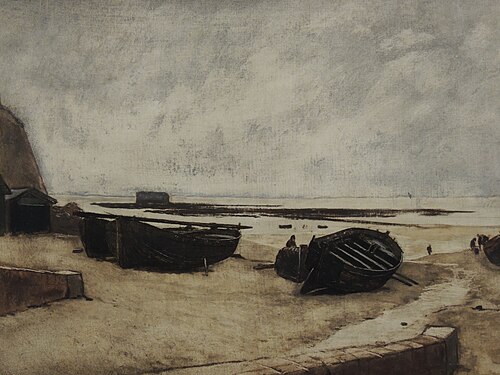 Bateaux sur la côte, , Rudolf Ribarz