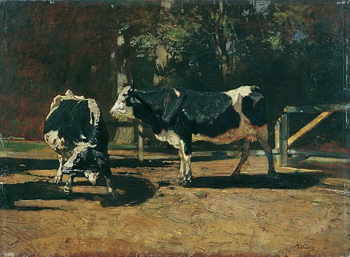 Kühe auf der Weide, 1874, Rudolf Ribarz
