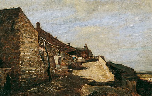 Pont de Moutiers in Thiers, 1897, Rudolf Ribarz
