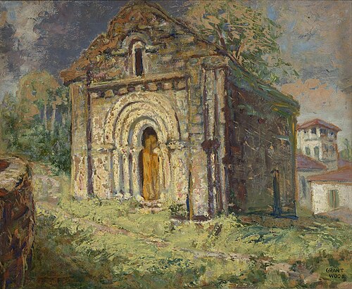 The Little Chapel, Chancelade, 1926, Grant Wood