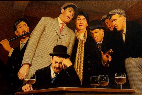 Sentimental Ballad, 1940, Grant Wood