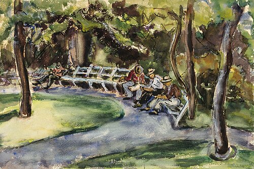 City Park, 1940, Carmella Cirone